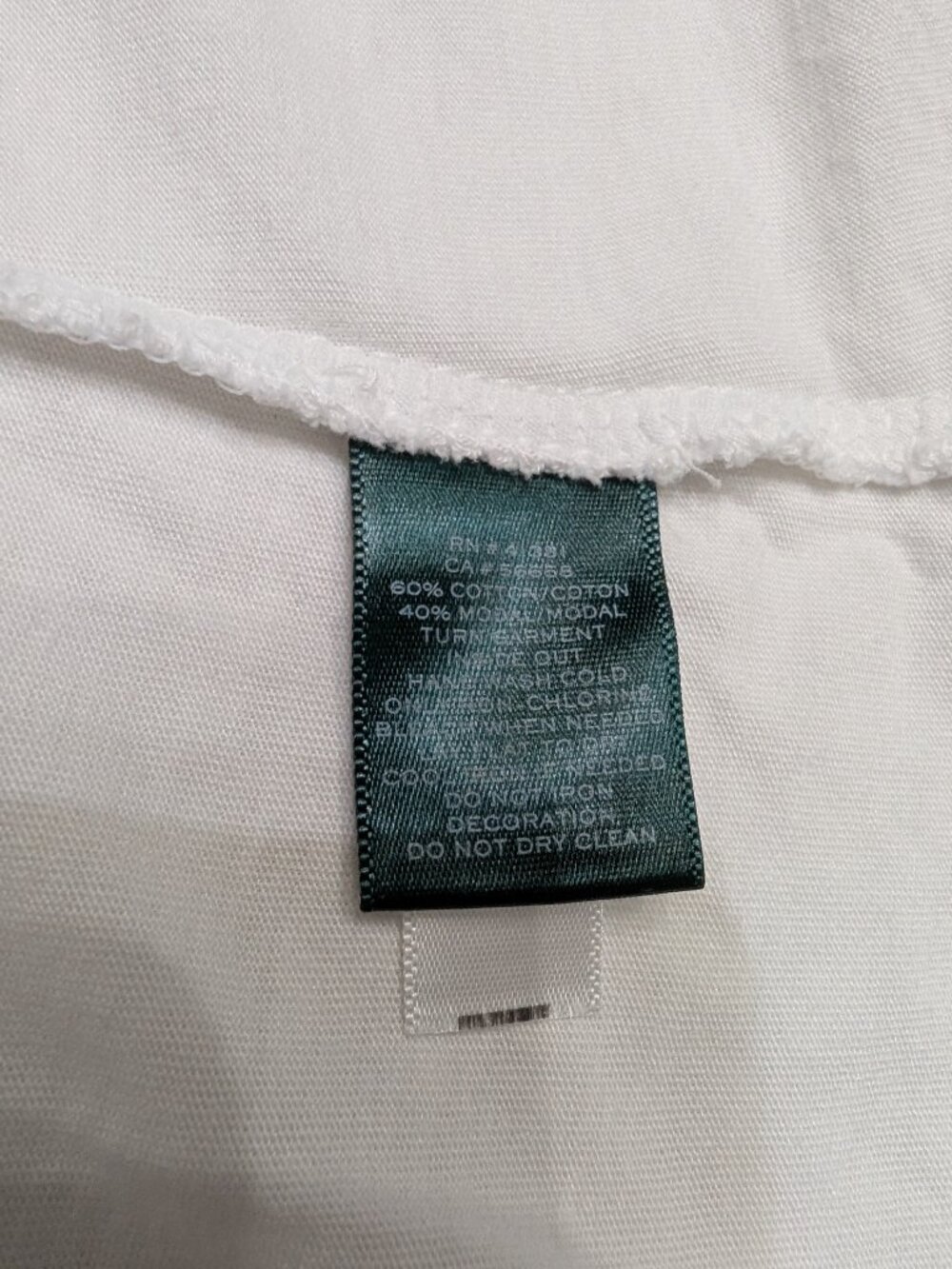 Lauren Ralph Lauren White Monogram Logo Tee XL - Picture 5 of 7